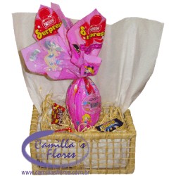 Cesta de Páscoa Surpresa Hello Kitty