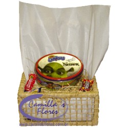 Ampliar: Cesta de Páscoa Colomba Shrek