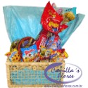 Cesta de Páscoa Menino Premium