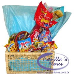 Cesta de Páscoa Menino Premium
